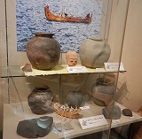 陶質土器の展示